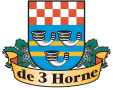 De 3 Horne logo
